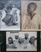 Afrique Lot 3 Cpa Types Negros Expositions - Esposizioni