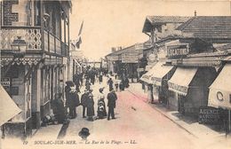 33-SOULAC-SUR-MER- LA RUE DE LA PLAGE - Soulac-sur-Mer