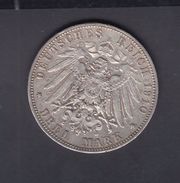 Sachsen 3 Mark 1910 - 2, 3 & 5 Mark Silver
