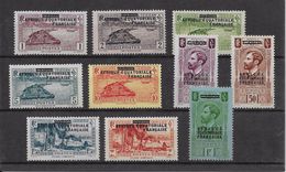 A.E.F. N°17/26 - Neufs * Avec Charnière - TB - Unused Stamps