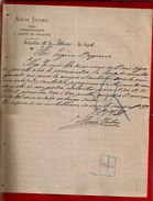 Courrier Espagne Amos Iribas Procurador Y Agente De Negocios Tafalla 12-03?-1898 - écrit En Espagnol - Spagna