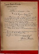 Courrier Espagne Agustin Bendito Castrillo Commerce Céréale Légumes Y Lanas Haro Rioja 6-12-1899 - écrit En Espagnol - Spanien