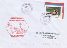 France 2009 BPI 610 Djibouti Fregate Lafayette Operation Enduring Freedom Anti-terrorism Naval Slalom Skiing Cover - Militaria