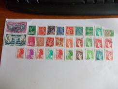 TIMBRE France Lot De 30 Timbres à Identifier N° 497 - Lots & Kiloware (mixtures) - Max. 999 Stamps