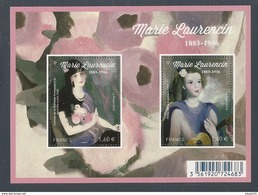 2016 - Bloc F 5111 Feuillet Marie LAURENCIN NEUF** LUXE MNH - Mint/Hinged