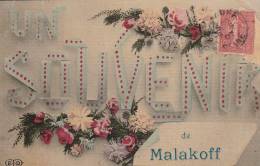 Malakoff - "Un Souvenir De Malakoff "  - Scan Recto-verso - Malakoff