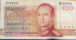 LUXEMBOURG – 100 Francs – Institut Monétaire Luxembourgeois (1993) - Luxemburgo