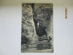 WOLFSSCHLUCHT BEI HOHNSTEIN ,  OLD POSTCARD , K0 - Hohnstein (Saechs. Schweiz)