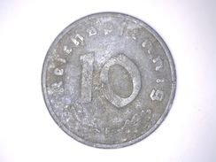 ALLEMAGNE - 10 REICHSPFENNIG 1940 F - 10 Reichspfennig