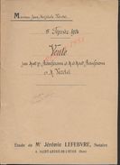 CHAMPIGNY LA FUTELAYE 1926 ACTE DE TERRES ENTRE MR DAUFRESNE À VERDET 5 PAGES : - Manuscripts