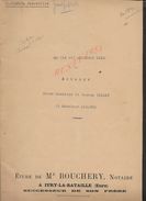 CHAMPIGNY LA FUTELAYE 1925 ACTE D ECHANGE TERRES ENTRE MR  VERDET À LEBLOND 15 PAGES : - Manuscripts