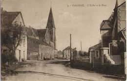 Paliseul - L'église Et La Place + Rue Sous L'église - Circulé 1923 - Edit. Henri Georges, Bruxelles - Paliseul