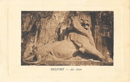 Belfort - Le Lion - Tampon Desray, Gardien Du Lion - Edition De Luxe Cardot - Carte Non Circulée - Belfort – Le Lion