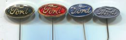 FORD -  Car, Auto, Automotive,  Vintage Pin Badge, Abzeichen, 4 Pcs - Ford