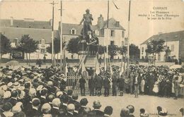 CARHAIX - Les Honneurs Rendus à La Tour D'auvergne ,le Jour De Fête. - Carhaix-Plouguer