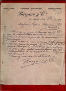 Courrier Espagne Lanas Y Pieles Barzano San Sebastian 30-09-1899 - écrit En Français - España