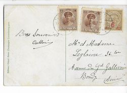 LUXEMBOURG - 1926 - BEL AFFRANCHISSEMENT Sur CARTE  => BONDY - Storia Postale