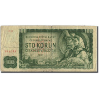 Billet, Tchécoslovaquie, 100 Korun, 1961, 1961, KM:91b, B - Tsjechoslowakije