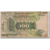 Billet, Uganda, 100 Shillings, 1979, KM:14b, B - Oeganda