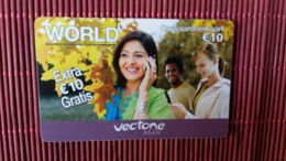 Prepaidcard Netherlands Vectone 10 Euro Used - GSM-Kaarten, Bijvulling & Vooraf Betaalde