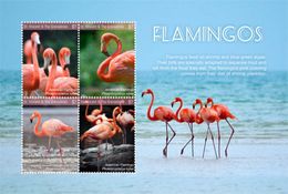 St.Vincent & The Grenadines 2017 Animals & Fauna Birds Flamingo - Flamants