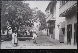 Senegal Rue Du Marche Dakar  Cpa - Senegal