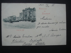 Cpa Russie Kharkoff Hotel De Ville Cachet Postal 1901 - Russie