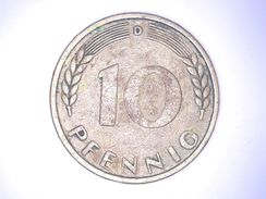 ALLEMAGNE - 10 PFENNIG 1949 D - 10 Pfennig