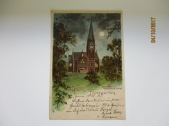 BERLIN LITHO  GRUSS AUS DEM THIERGARTEN TO ROGÄTZ     , OLD POSTCARD , KO - Dierentuin