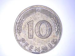ALLEMAGNE - 10 PFENNIG 1949 G - 10 Pfennig
