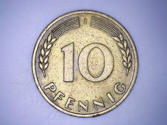 ALLEMAGNE - 10 PFENNIG 1949 J - 10 Pfennig