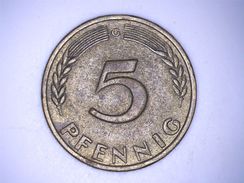 ALLEMAGNE - 5 PFENNIG 1949 G - 5 Pfennig