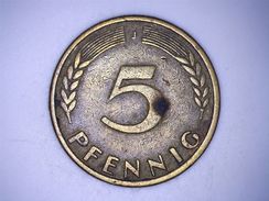 ALLEMAGNE - 5 PFENNIG 1949 J - 5 Pfennig