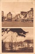 76-NEUFCHATEL-EN-BRAY- LA PLACE DES BOUCHERIE AVANT ET APRES LE 7 JUIN 1940 - Neufchâtel En Bray