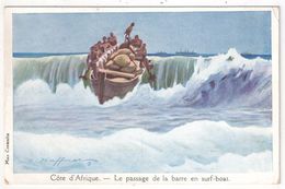 HAFFNER - Côte D'Afrique - Le Passage De La Barre En Surf-boat - Haffner