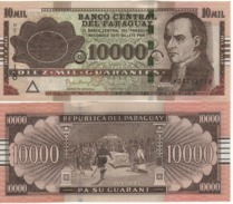 PARAGUAY  New 10'000 Guaranis  Pnew  Dated 2015 (2017)  Letter  H - Paraguay