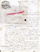 87 - LIMOGES- RARE LETTRE MANUSCRITE SIGNEE DUPERRON-DRAPERIE ROUENNERIE -22 GRAND RUE SAINT ETIENNE- 1869 - 1800 – 1899