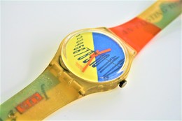 Watches : SWATCH - Bermudas - Nr. : GK131 - Working Condition - Original - Running - Worn Condition 1994 - Moderne Uhren