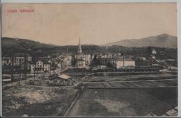 Uznach - Generalansicht Mit Bahnhof Gare - Uznach