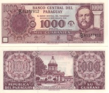 PARAGUAY 1'000 Guaranis  P221a     Dated  2002   UNC - Paraguay