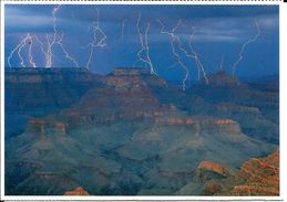 CPM Grand Canyon, National Park, Arizona - Spectacular Thunderstorm Lights Up The Sky - Orage, éclairs - Gran Cañon