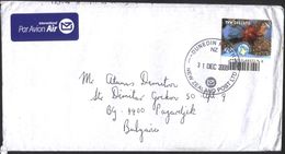 Mailed Cover With Stamp Sea Fauna Marine Life   From New Zealand To Bulgaria - Briefe U. Dokumente