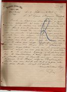 Courrier Espagne Wenceslao Alonso E Hijo Pieles Y Lanas Lerin Navarra 4-07-1897 - écrit En Espagnol - Spanien