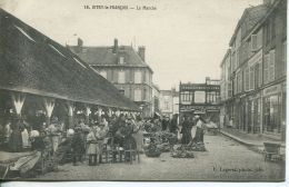 N°56511 -cpa Vitry Le François -le Marché- - Marchés