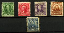 Estados Unidos Nº 144/8. - Unused Stamps