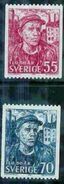 POLITICS -  ILO INTERNATIONAL LABOUR ORGANIZATION - SWEDEN SUEDE SCHWEDEN 1969  MNH  MI 632 633 Slania - IAO