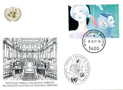 ONU Vienne 2017  - White Card Prague Dance Danse Tanz 8-9 9 2017 - Maximumkarten