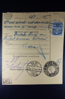 In Latvia Used  Russian Money Order 1922 Bolwa Ludsen - Lettland