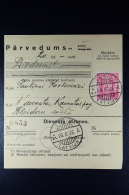 Latvia:  Money Order 1935 Wenden Kaunata - Lettland