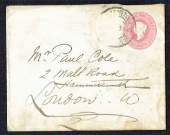 COGH 1900 Postal Stationery 1d. Envelope To London - Cap De Bonne Espérance (1853-1904)